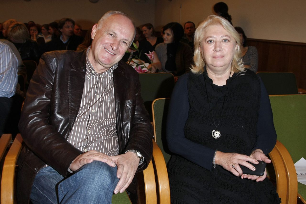 Jacek Cygan z żoną