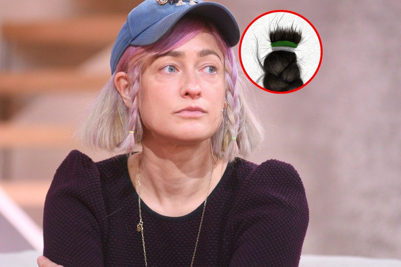 Damięcka wrzucła nową grafikę z warkoczem. Pod spodem znaczący podpis