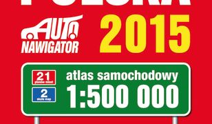 Polska atlas samochodowy 1:500 000 edycja 2015