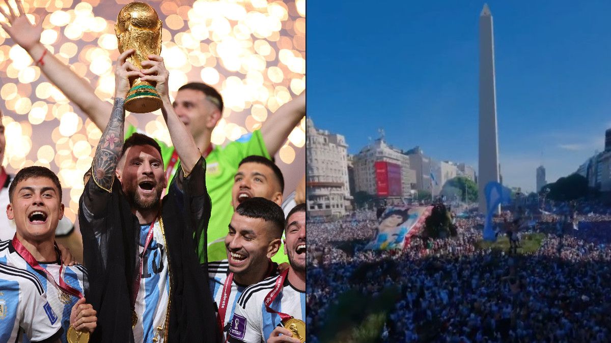 Lionel Messi i szalona radość fanów Argentyny