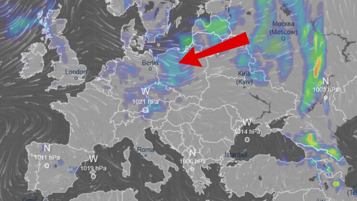 Deszcze nadciągają do Polski.