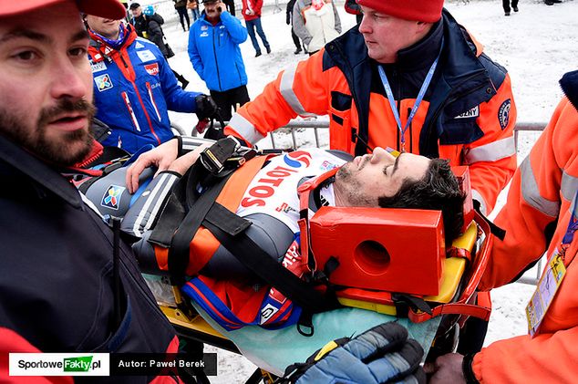 Anders Bardal bardzo cierpiał po upadku w Wiśle