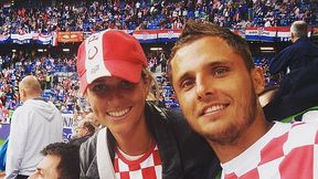 Euro 2016: polski piłkarz kibicował Chorwacji. Razem ze swoją dziewczyną