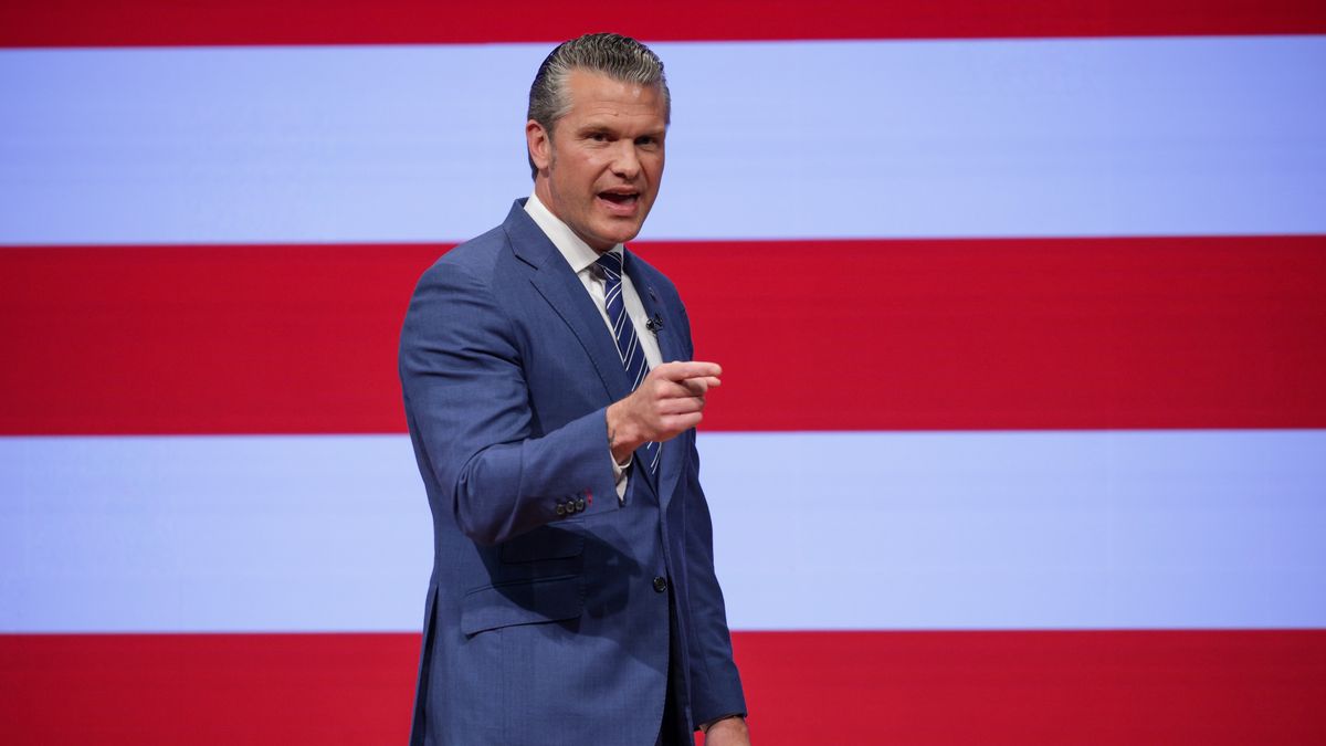 Secretary Hegseth Delivers State Of The Force Address At Quantico
QUANTICO, VIRGINIA - SEPTEMBER 30: U.S. Secretary of War Pete Hegseth gives a State of the Force address at Marine Corps Base Quantico on September 30, 2026 in Quantico, Virginia. Secretary Hegseth delivered his State of the Force address to junior officers, enlisted leaders, and special guests including Anduril Industries co-founder Palmer Luckey. (Photo by Alex Wong/Getty Images)
Alex Wong
bestof, topix