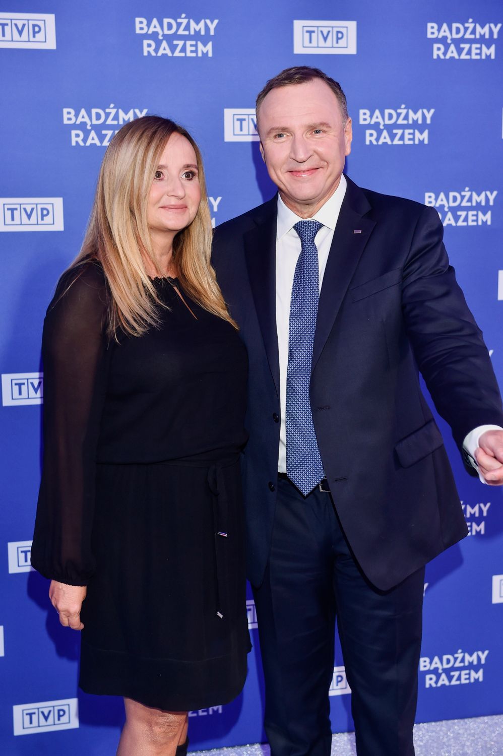 Jacek Kurski i Joanna Kurska - Jesienna ramówka TVP 2021