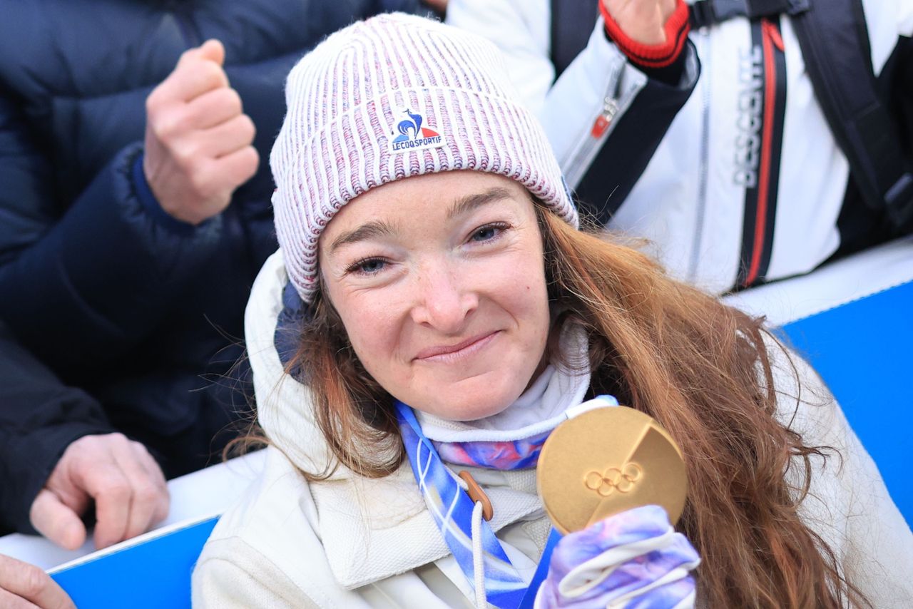 Triumfuje na igrzyskach. Francuzka pokazała "kanapkę z medali"