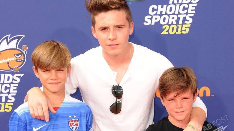 Brooklyn Beckham, Romeo Beckham, Cruz Beckham
Fot. ons