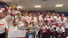 Coś pięknego. Pojawiło się nagranie z szatni Polaków po meczu