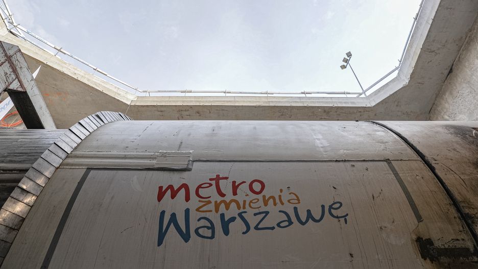 Warszawa. Postępują prace przy budowie metra na Bródnie