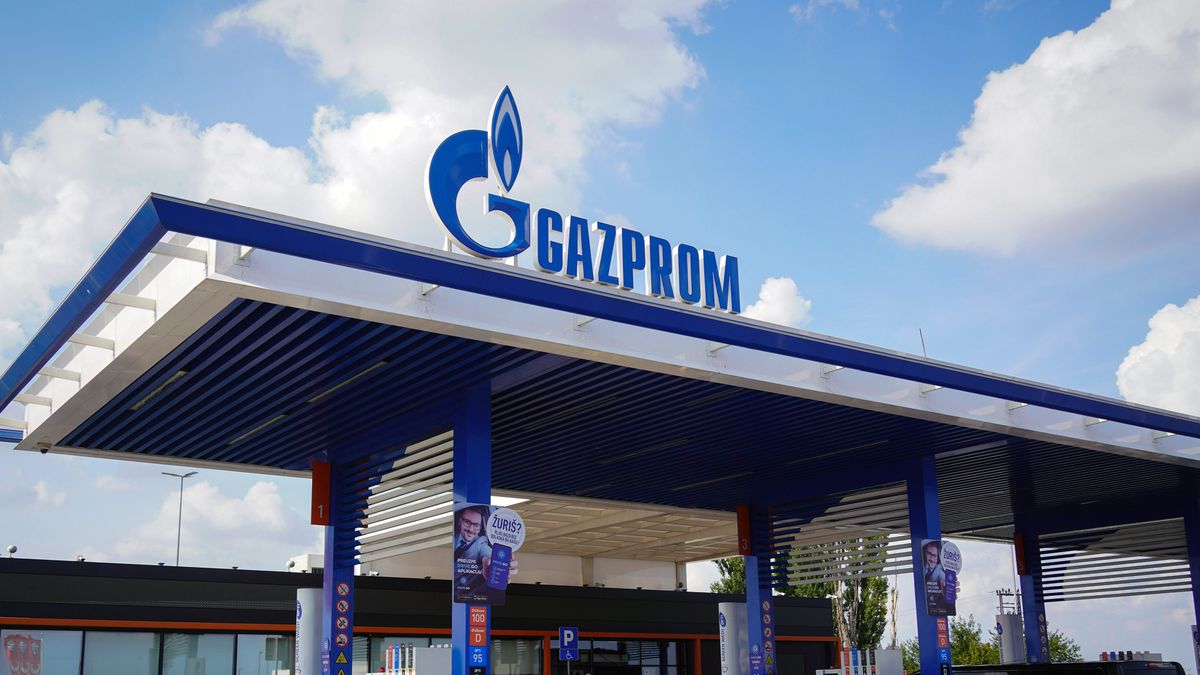 Na zdjęciu stacja Gazpromu