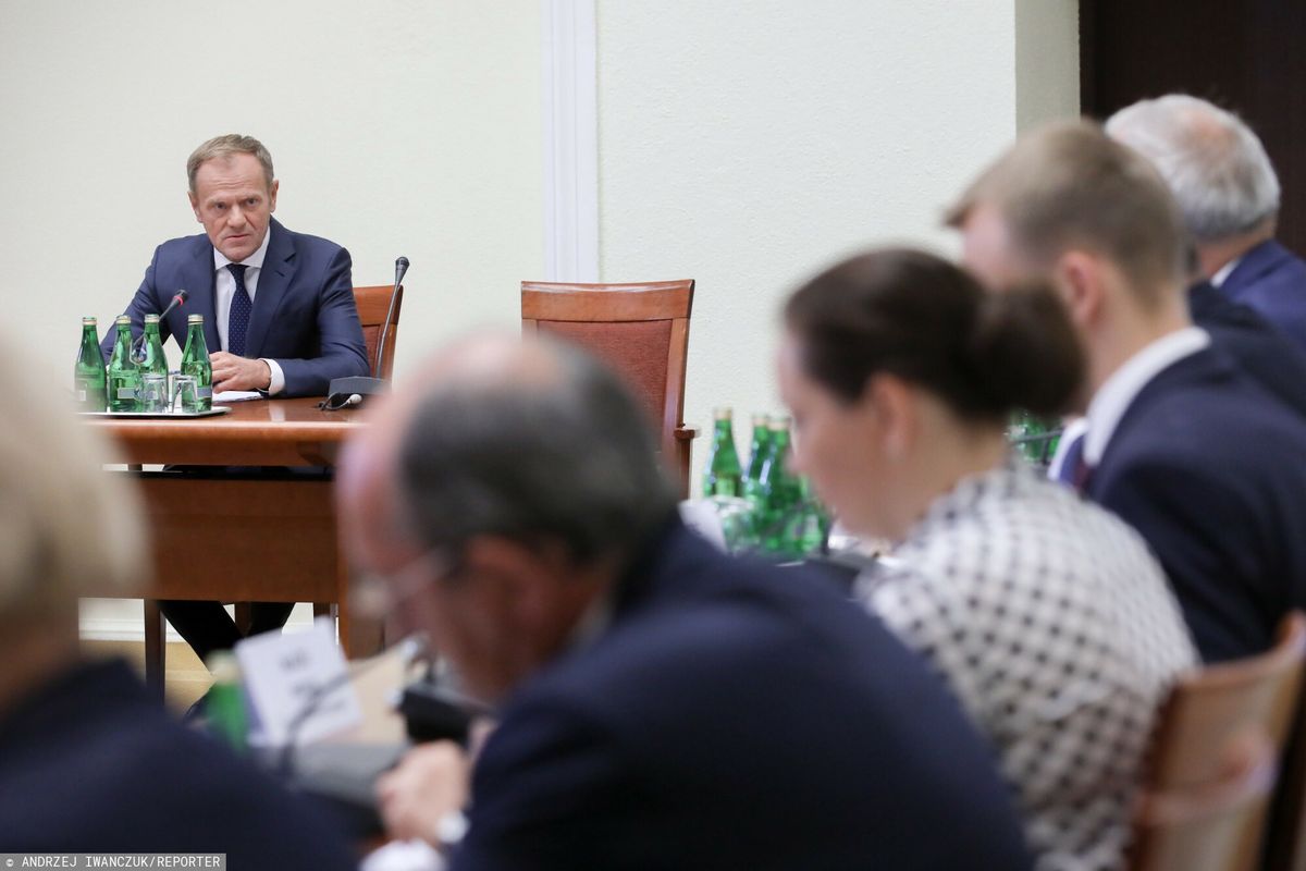 Donald Tuska pojawił się przed komisją śledczą ds. VAT fot Andrzej Iwanczuk/REPORTER