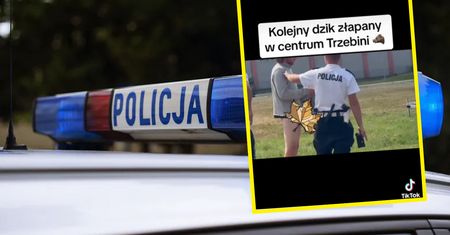 Rozebrał się w centrum Trzebini. Świadkowie wszystko nagrali
