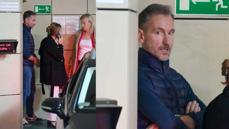 Piotr Kraśko z fanami pod studiem "Dzień Dobry TVN"