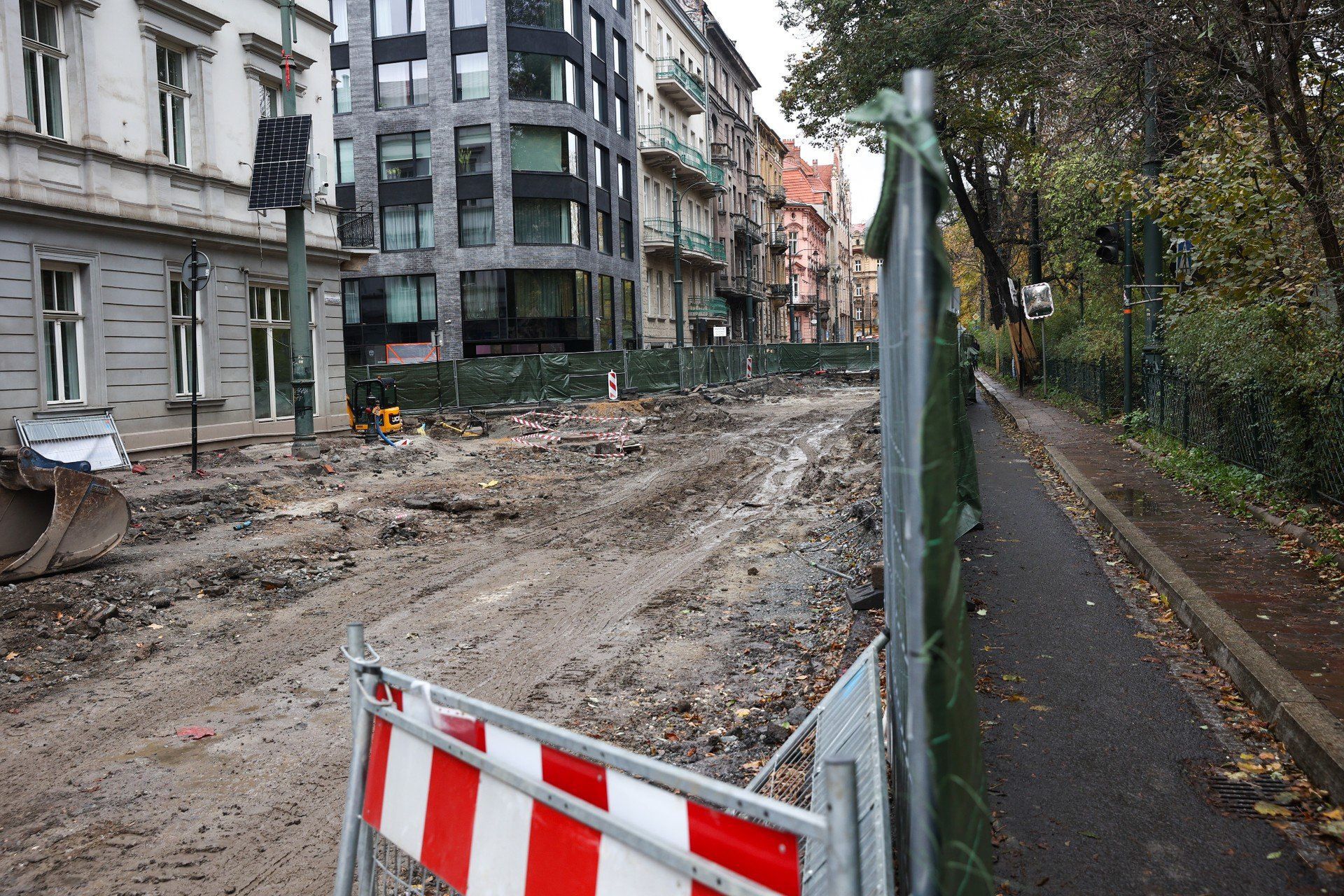 Przebudowa ulic Straszewskiego i Piłsudskiego w Krakowie