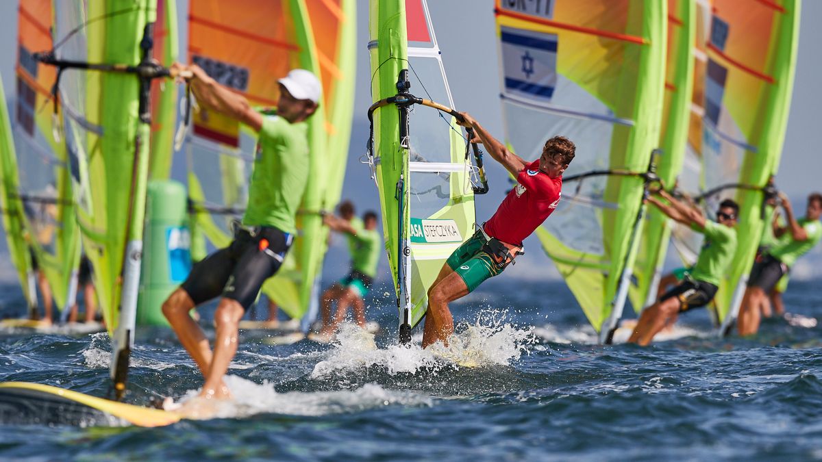 Materiały prasowe / Robert Hajduk / 2017 RS:X Windsurfing World Championships / Na zdjęciu: Paweł Tarnowski w olimpijskiej klasie RS:X