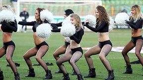 Cheerleaders Bełchatów na meczu PGE GKS Bełchatów - Wisła Kraków