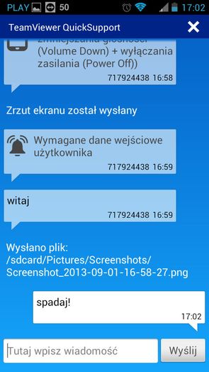 TeamViewer QuickSupport dla Androida