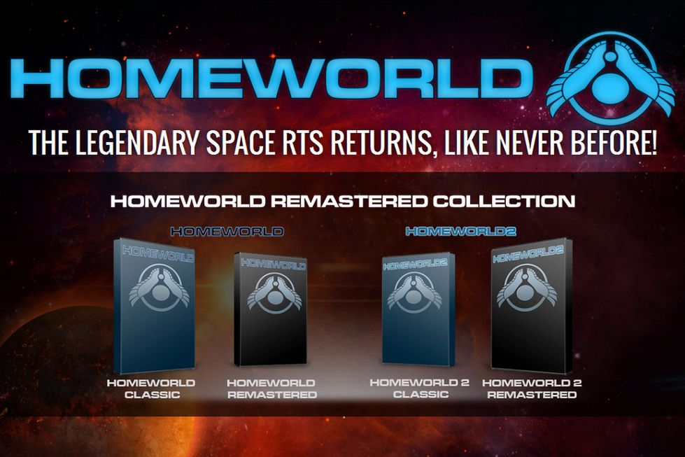 Homeworld HD zmienia się w Homeworld: Remastered Edition. Będzie wydanie kolekcjonerskie