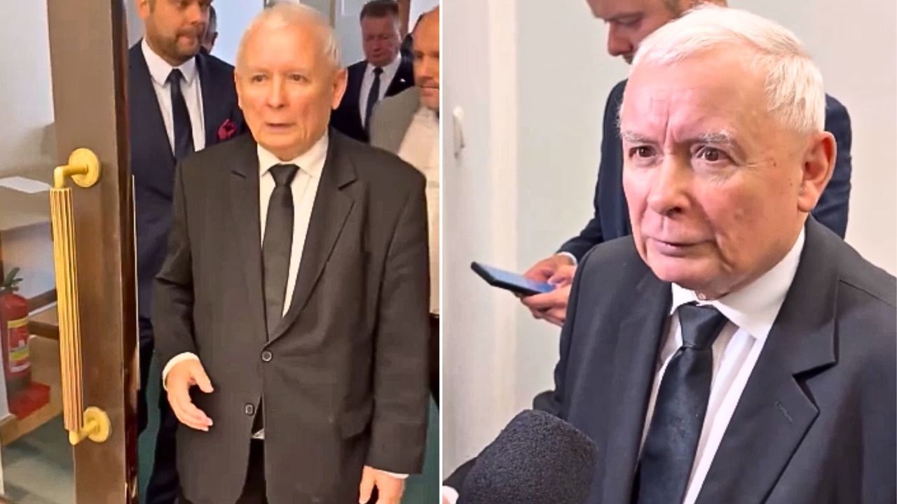 "Bezczelne!". Kaczyński wyszedł z sali. Od razu wypalił w stronę Tuska
