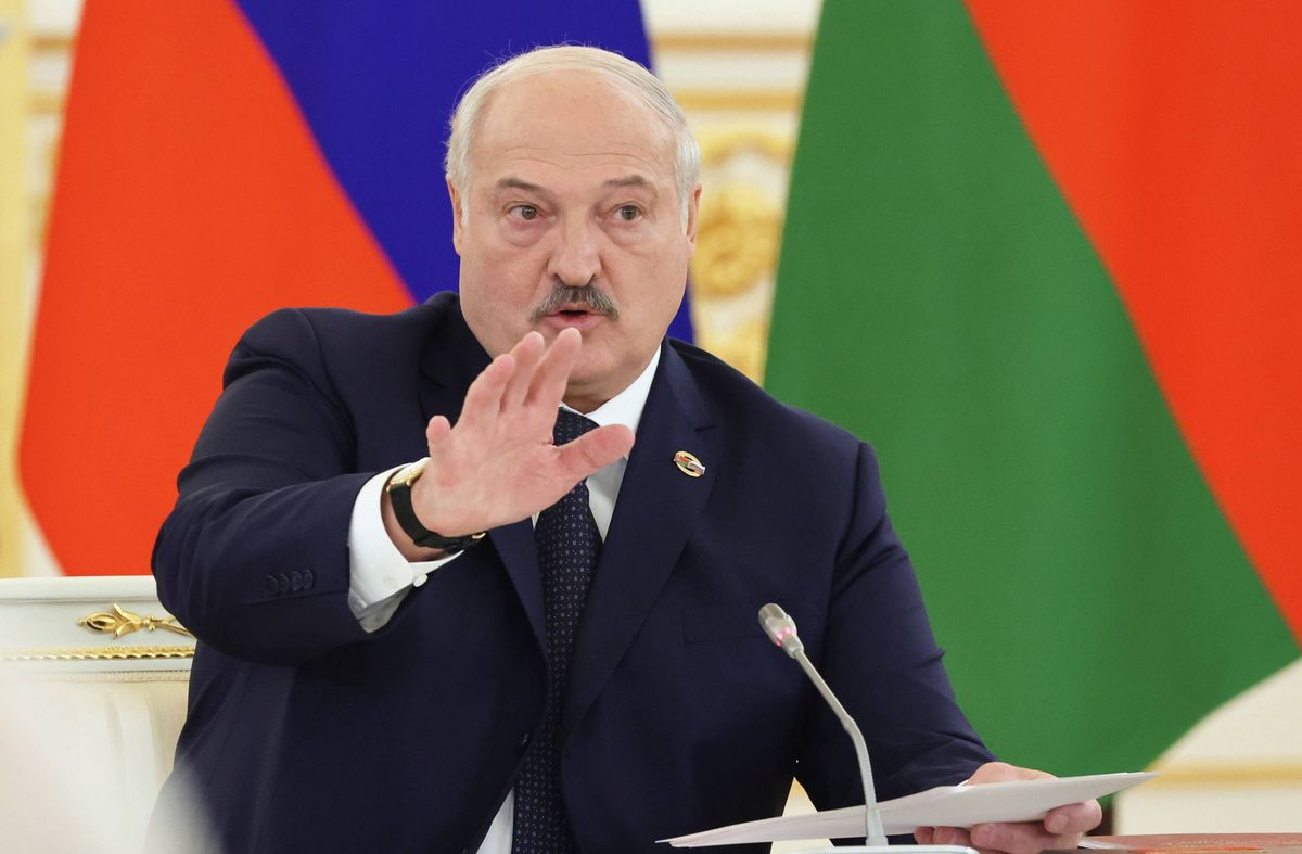 Alaksandr Łukaszenka, samozwańczy prezydent Białorusi