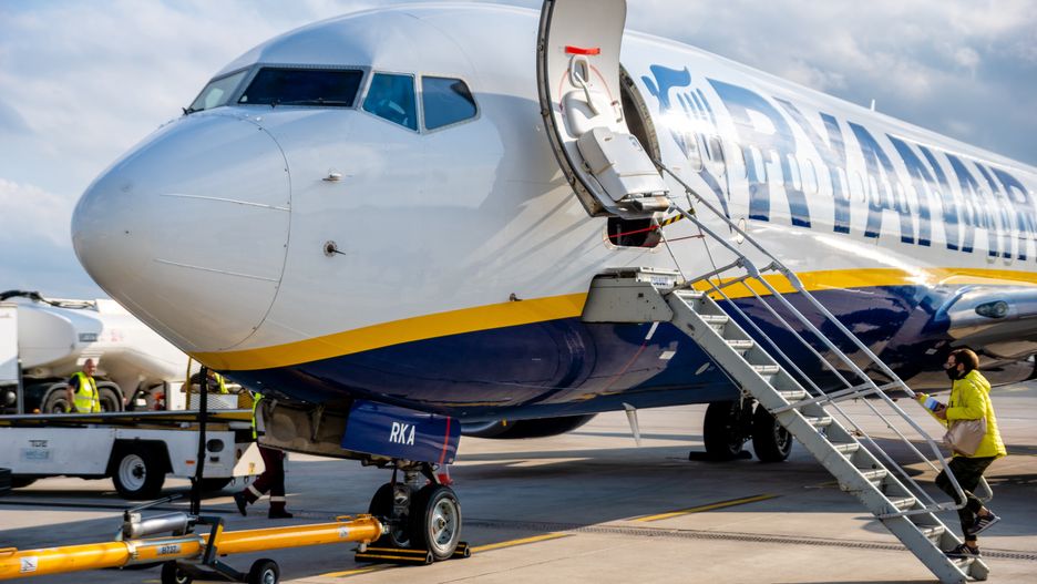 Samolot linii Ryanair 