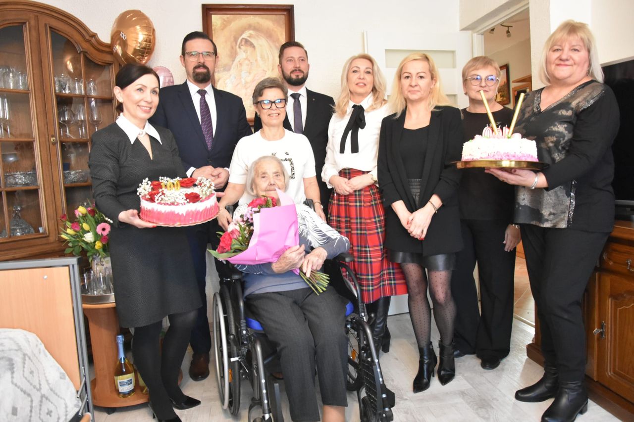 Setne urodziny mieszkanki Łącka. Wyjątkowy jubileusz Pani Marty Motyl