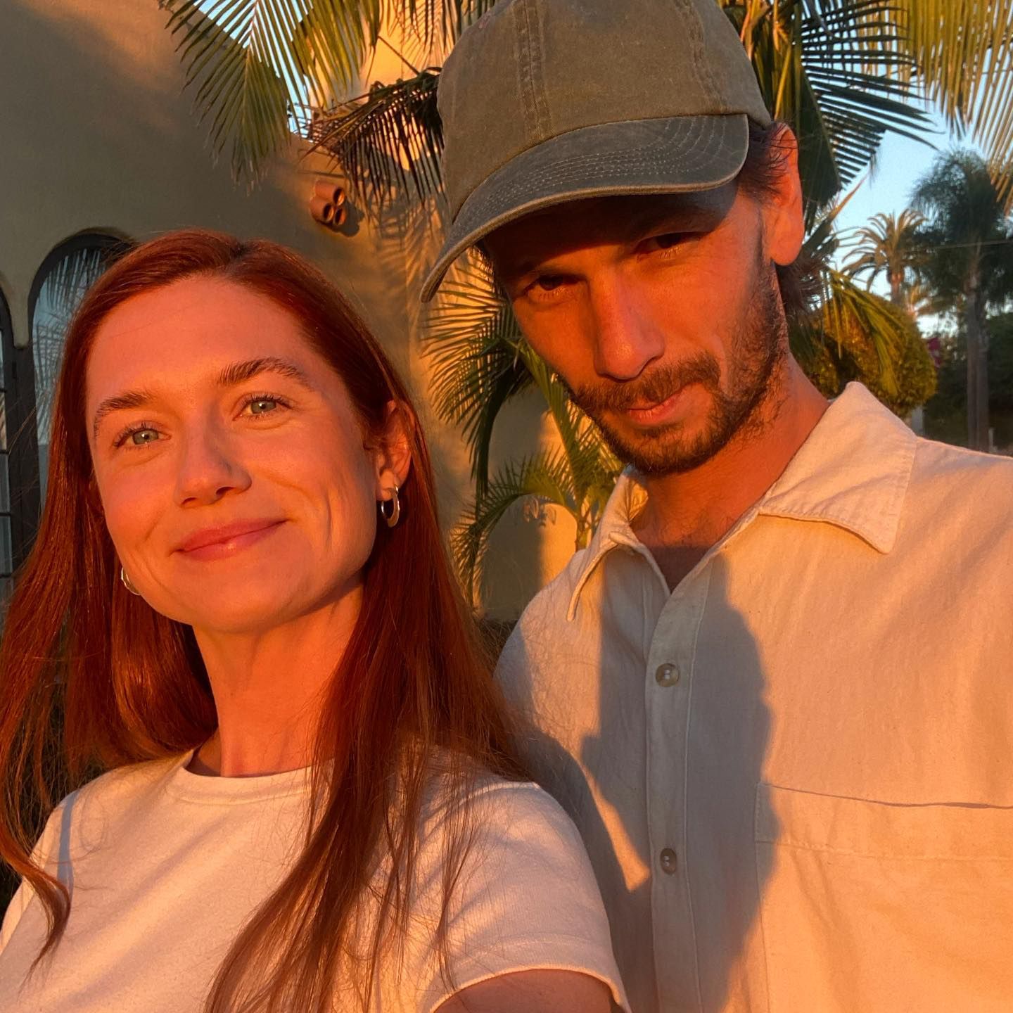 Bonnie Wright z mężem