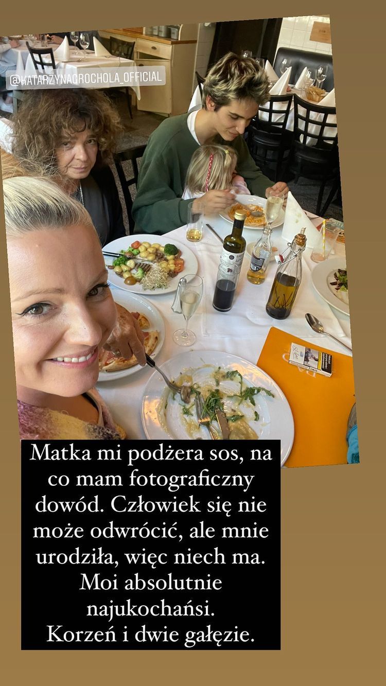 Dorota Szelągowska z mamą i dziećmi