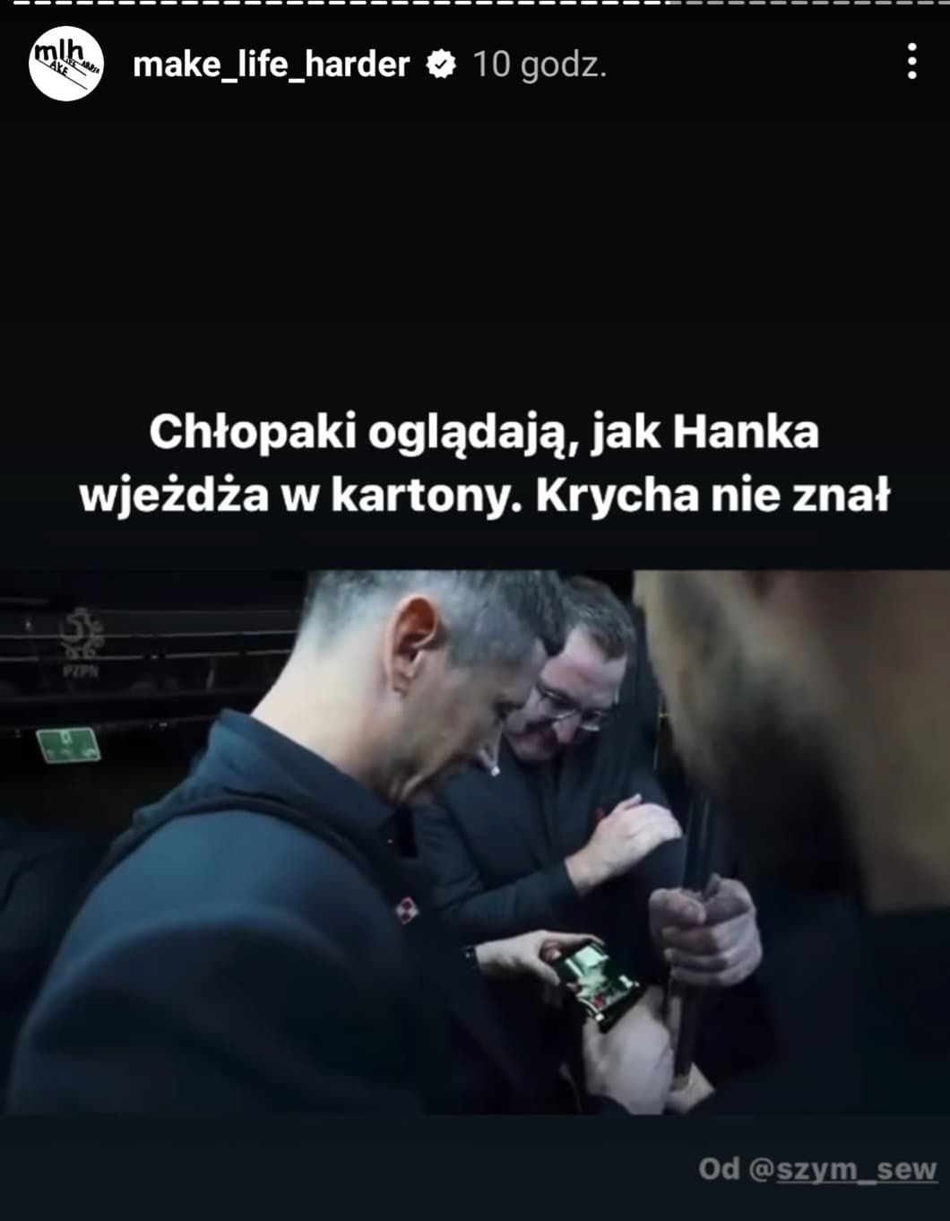 Robert Lewandowski kpi z tragicznej sceny w „M jak miłość”.