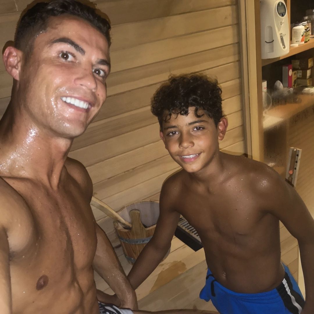 Cristiano Ronaldo z synem