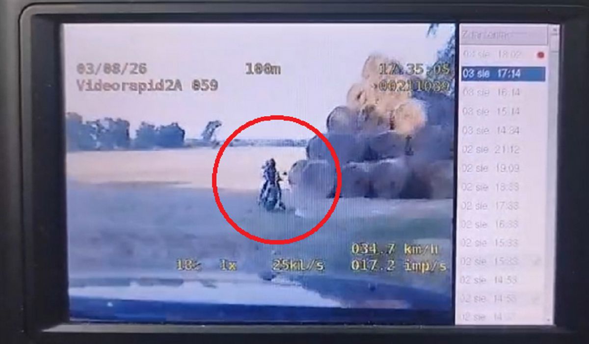14-latek uciekał motorowerem przed policją. Niespodziewany finał