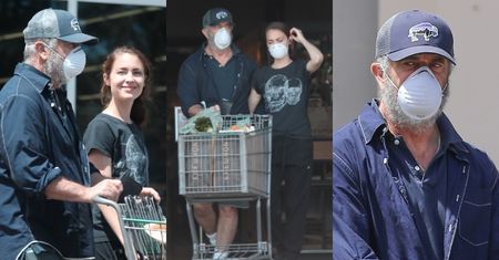 Mel Gibson z młodszą o 35 lat ukochaną wyłaniają się z marketu (ZDJĘCIA)