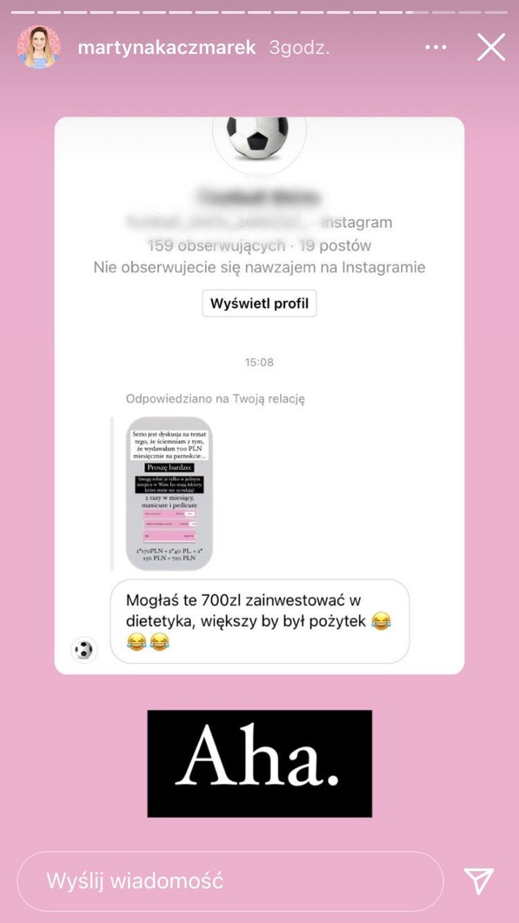 Instagram @martynakaczmarek