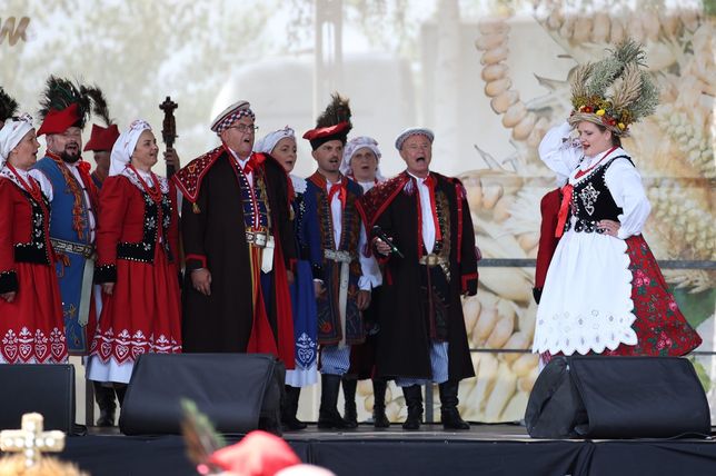 Andrzej Duda na dożynkach