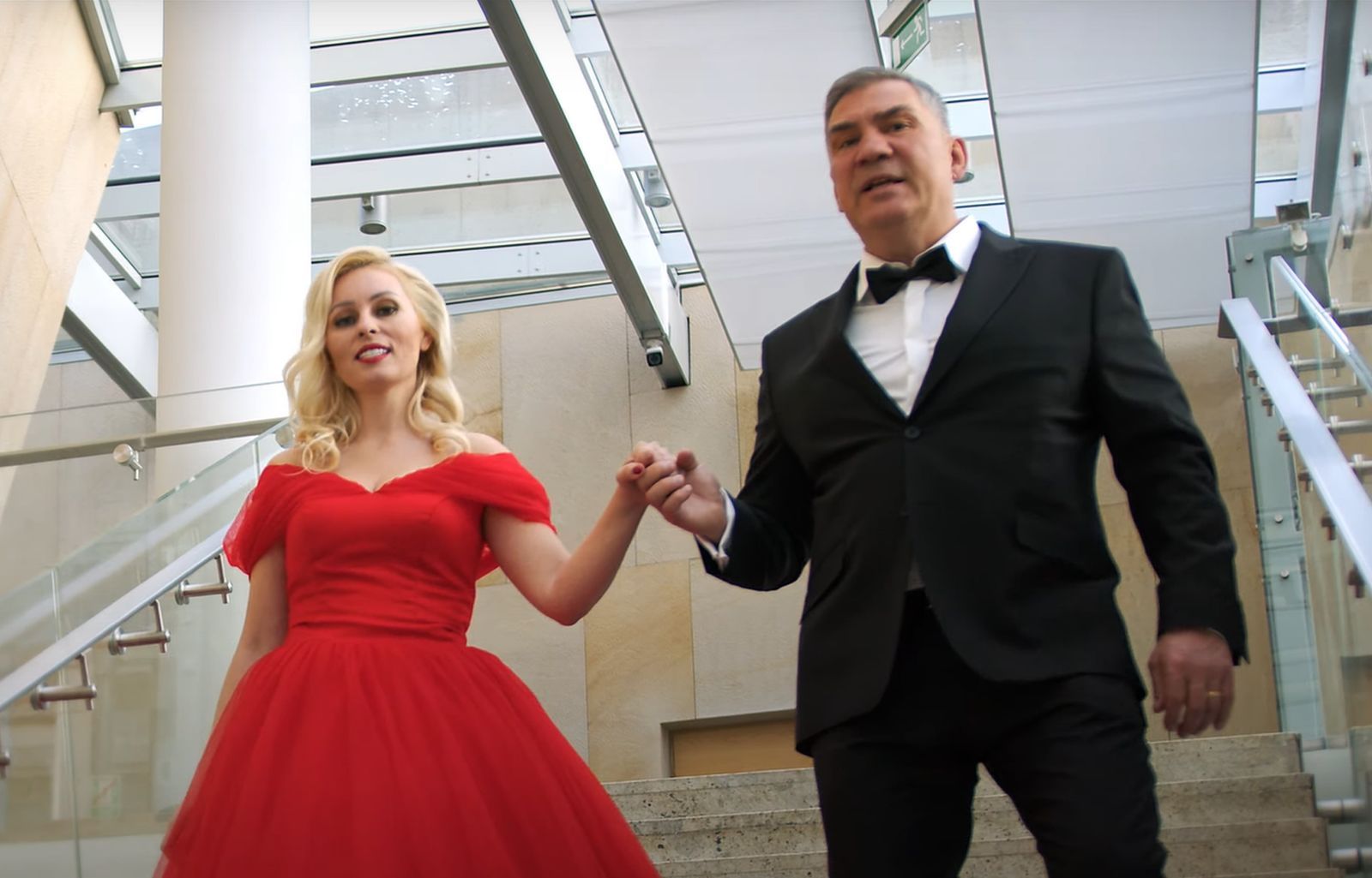 Na zdjęciu Dariusz "Tiger" Michalczewski i Katarzyna Zarkesh