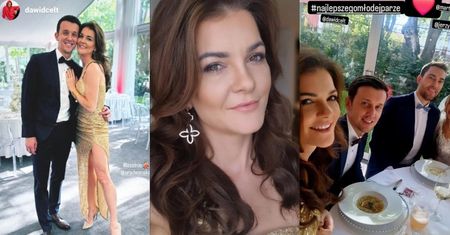 Agnieszka Radwańska balowała z mężem na weselu Jerzego Janowicza i Marty Domachowskiej. ZASZALAŁA ze stylizacją (ZDJĘCIA)