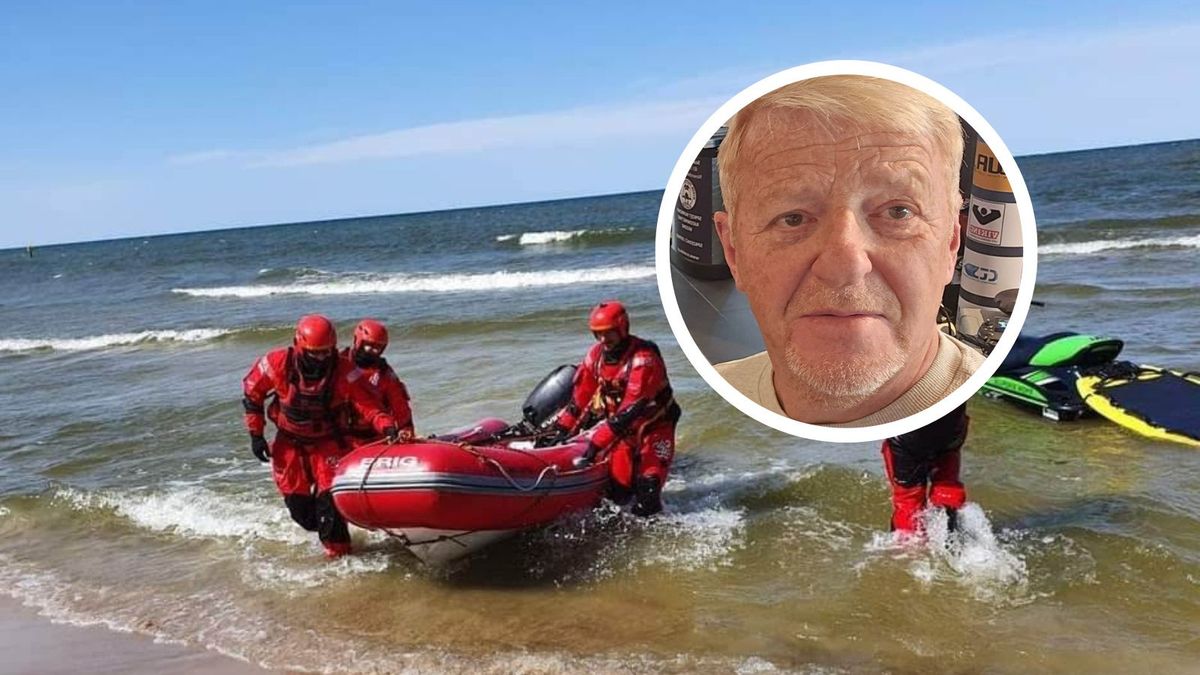 Piotr Dąbrowski (prezes WOPR Słupsk) o akcji w Ustce
