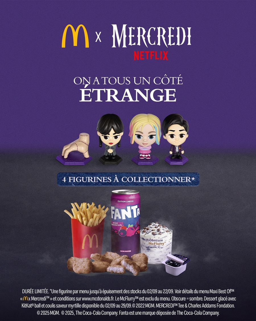 Zestaw Wednesday w McDonald's