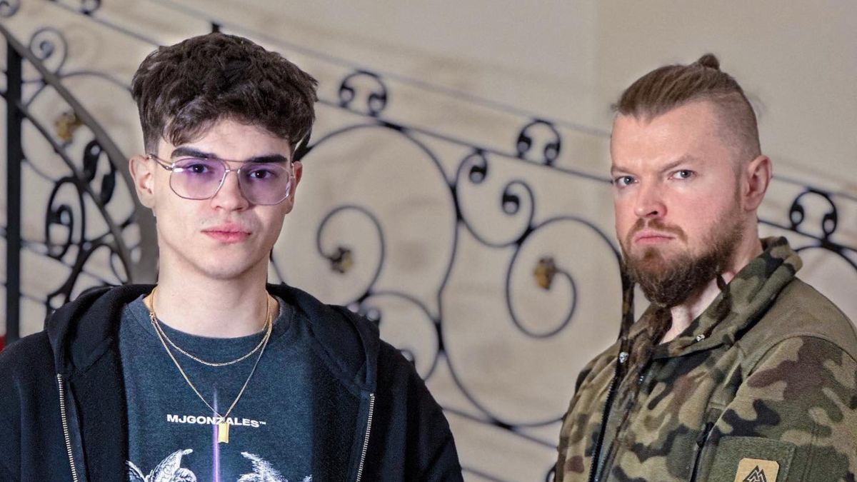 Po lewej: Mikołaj "Konopskyy" Tylko; po prawej: Sylwester Wardęga