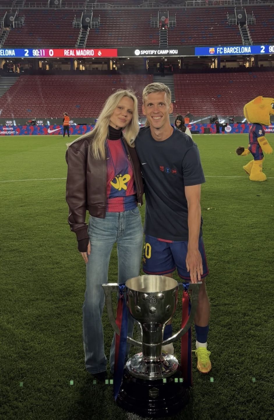 Dani Olmo i Laura Abla 