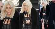 Kim Kardashian w BIELIŹNIE na paryskim Tygodniu Mody! (ZDJĘCIA)