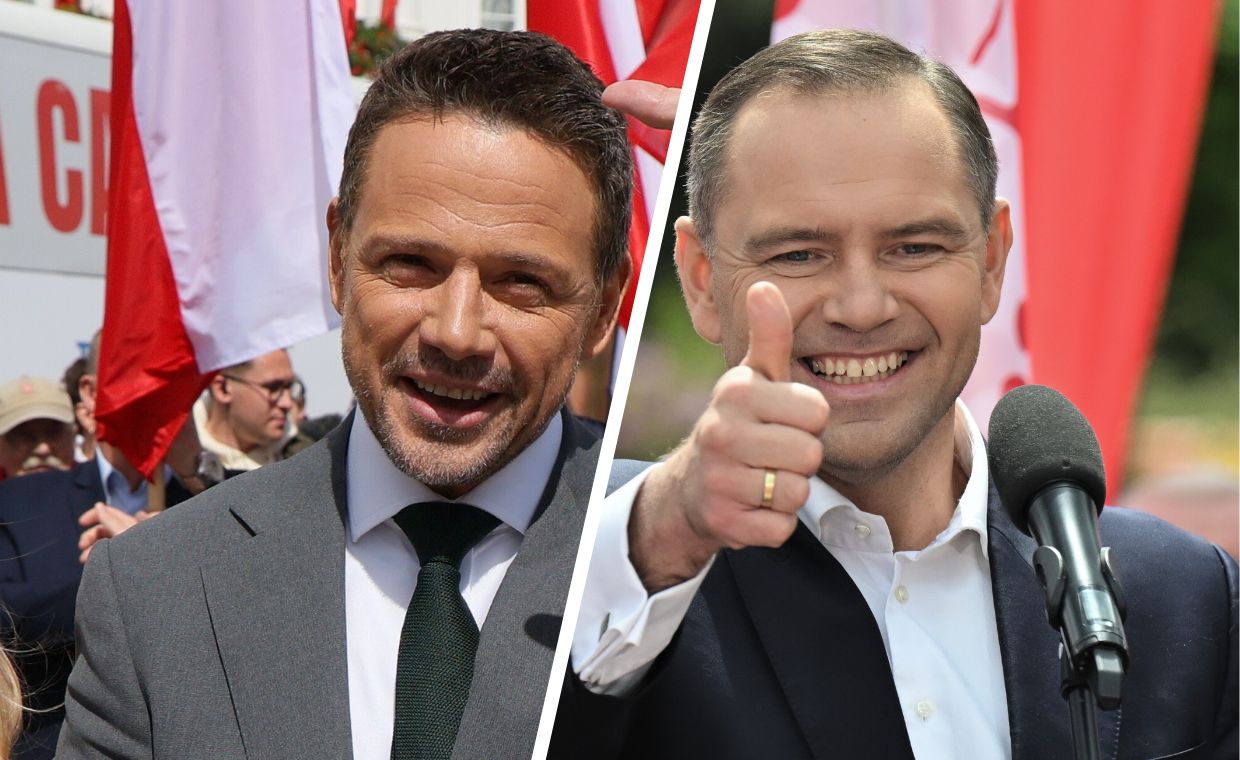 Rafał Trzaskowski i Karol Nawrocki z nieznacznym spadkiem poparc