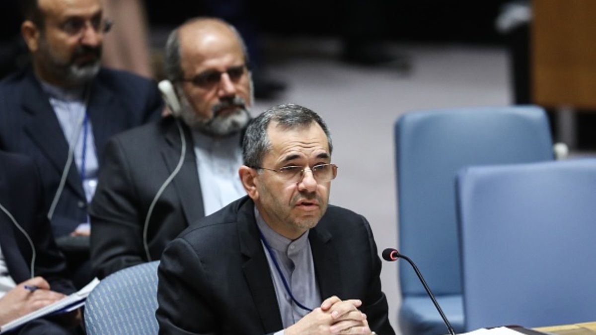 Majid Takht-Ravanchi jest ambasadorem Iranu przy Organizacji Narodów Zjednoczonych 