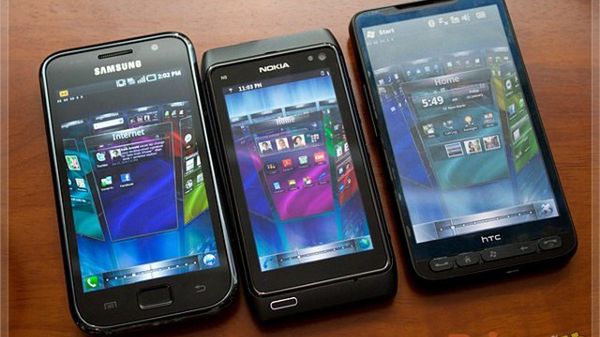Mobile Shell 5.0 na telefonach Samsung Galaxy S, Nokia N8 i HTC HD2 [wideo] 1