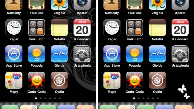 Kilka ozdóbek na pulpit iPhone'a od Geko 1