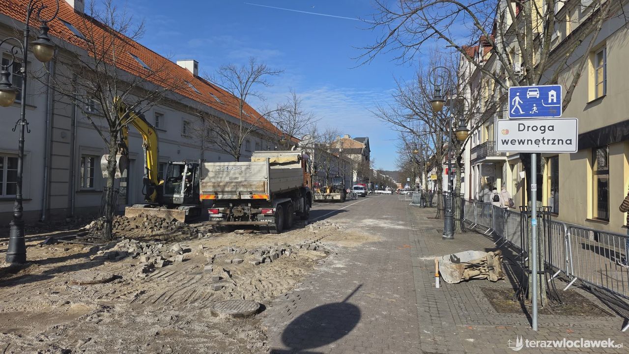 Duże zmiany w centrum Włocławka. Zamykają kolejny odcinek ul. 3 Maja