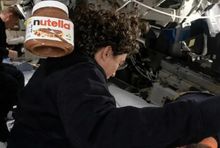 Słoik Nutelli na pokładzie Oriona