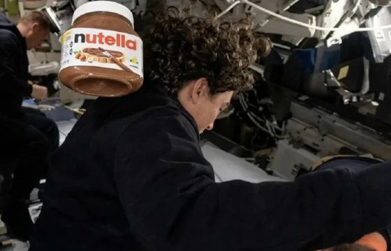 Nutella w kosmosie podbija internet. 108 mln zasięgu w dwa dni
