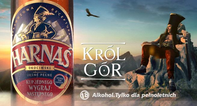 „Miliony piw od króla gór” w kampanii Harnasia (wideo)