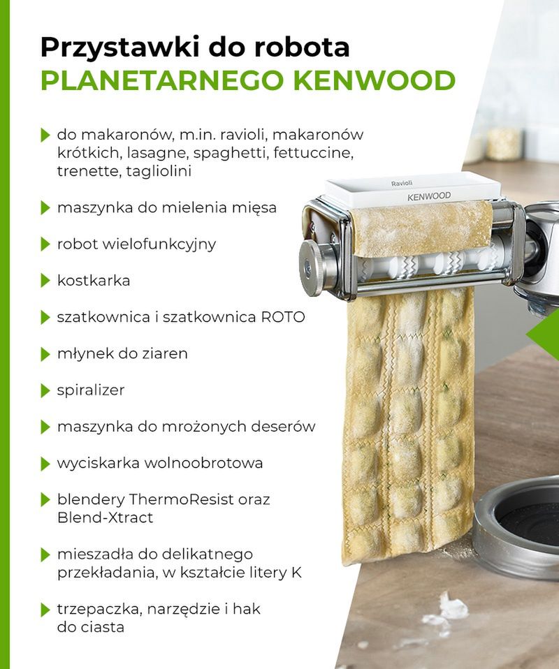Przystawki do robota planetarnego Kenwood